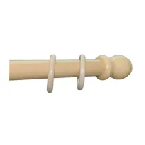 BASTONE LEGNO A STRAPPO D 35 NATUR 150CM S/SUPP.
