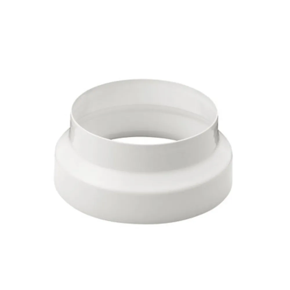 RIDUZIONE P/TUBO DI STUFA D 12/ 8 CM BIANCO RIDUZIONE P/TUBO DI STUFA D 12/ 8 CM BIANCO