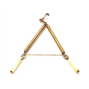 APPENDIPIATTI A MOLLA OTTONATO N. 3 22X33 CM (10
