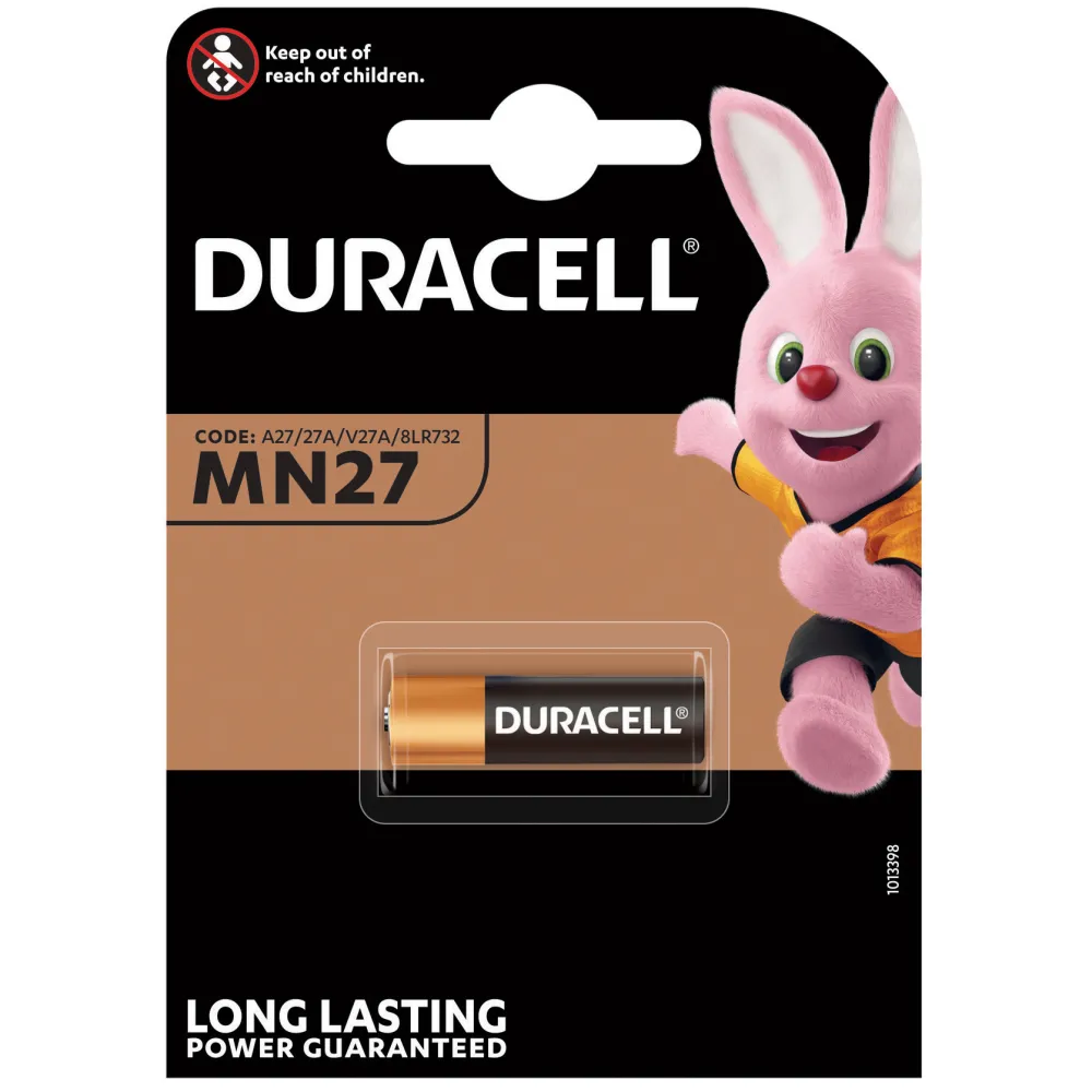 DURACELL BATT ALCALINA 12V MN27 (10 DURACELL BATT ALCALINA 12V MN27 (10