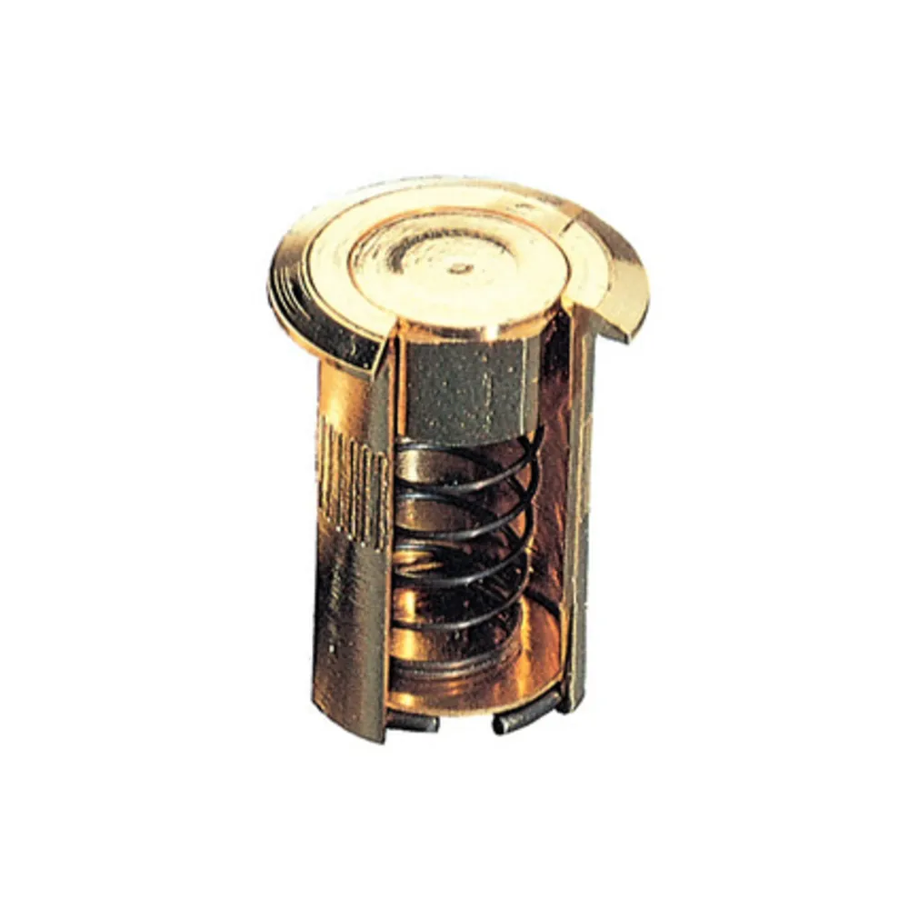 POZZETTO A MOLLA OTTONE LUCIDO D 8X30 MM* (50 POZZETTO A MOLLA OTTONE LUCIDO D 8X30 MM* (50