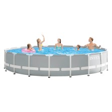 PISCINA CON TELAIO 'LINEA PRISM FRAME' cm 366 x  99  - capacità 8592 lt