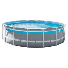 PISCINA CON TELAIO 'LINEA PRISM CLEARVIEW' cm 488 x 122 - capacità 19156 lt