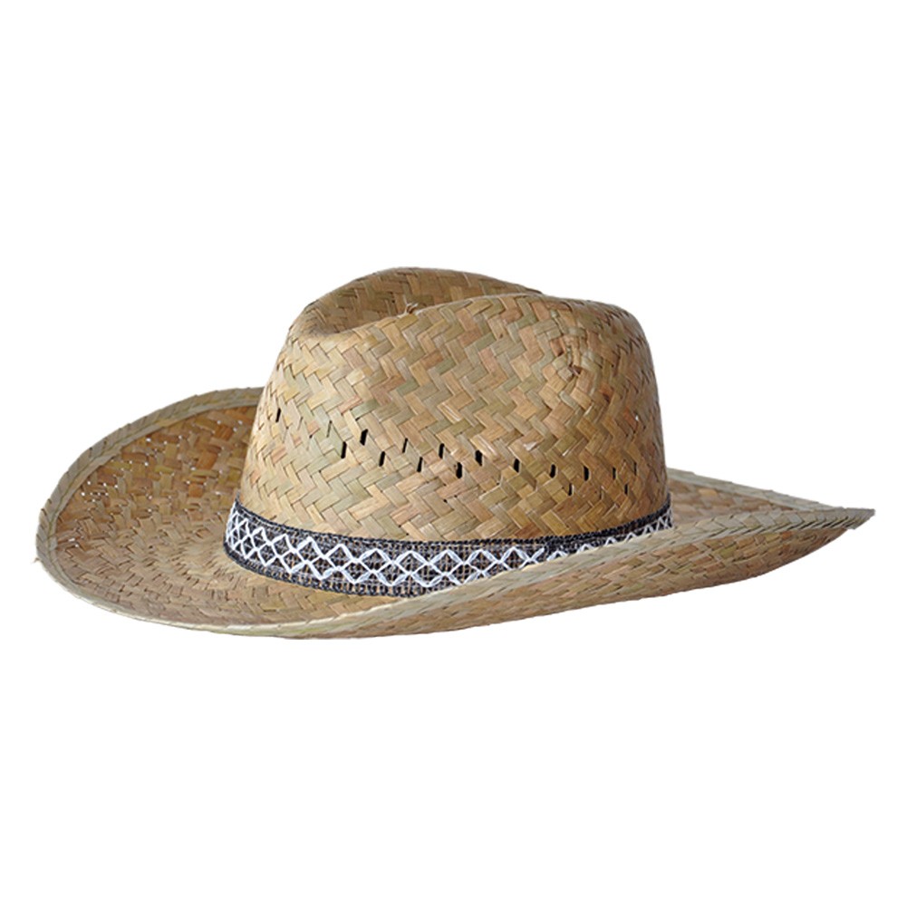 CAPPELLO IN PAGLIA 'COWBOY' 12 pz a taglie miste 56-58-60