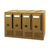 CASSETTA POSTALE ALUBOX CUBO C4 42X17