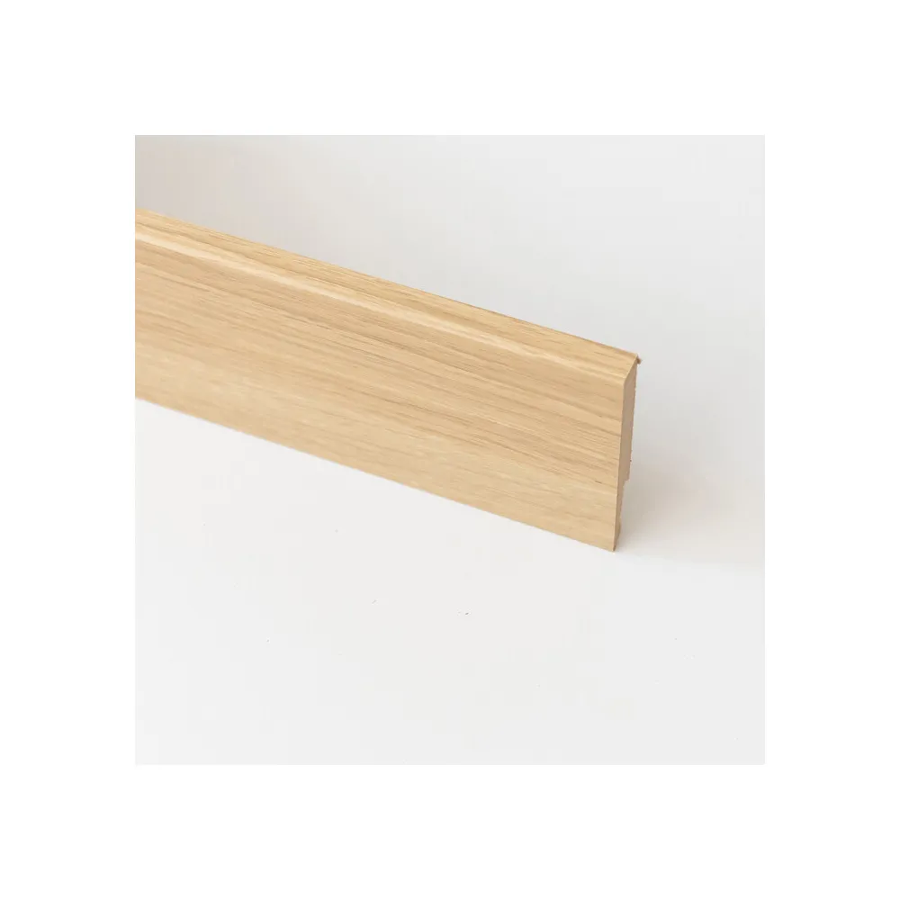 BATTISCOPA 80X14 MM MDF 240 CM ROVERE NATURALE (5 BATTISCOPA 80X14 MM MDF 240 CM ROVERE NATURALE (5