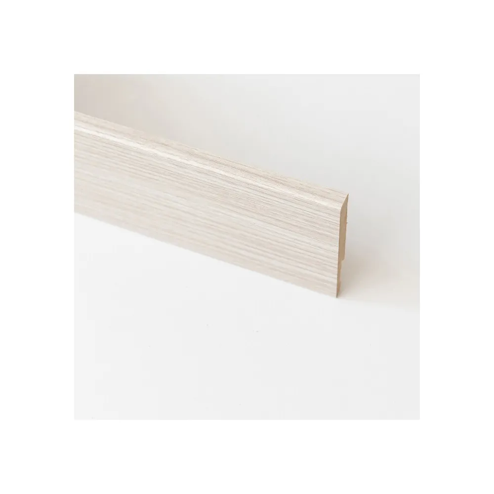 BATTISCOPA  80X14 MM MDF 240 CM ROVERE SBIANCATO (5