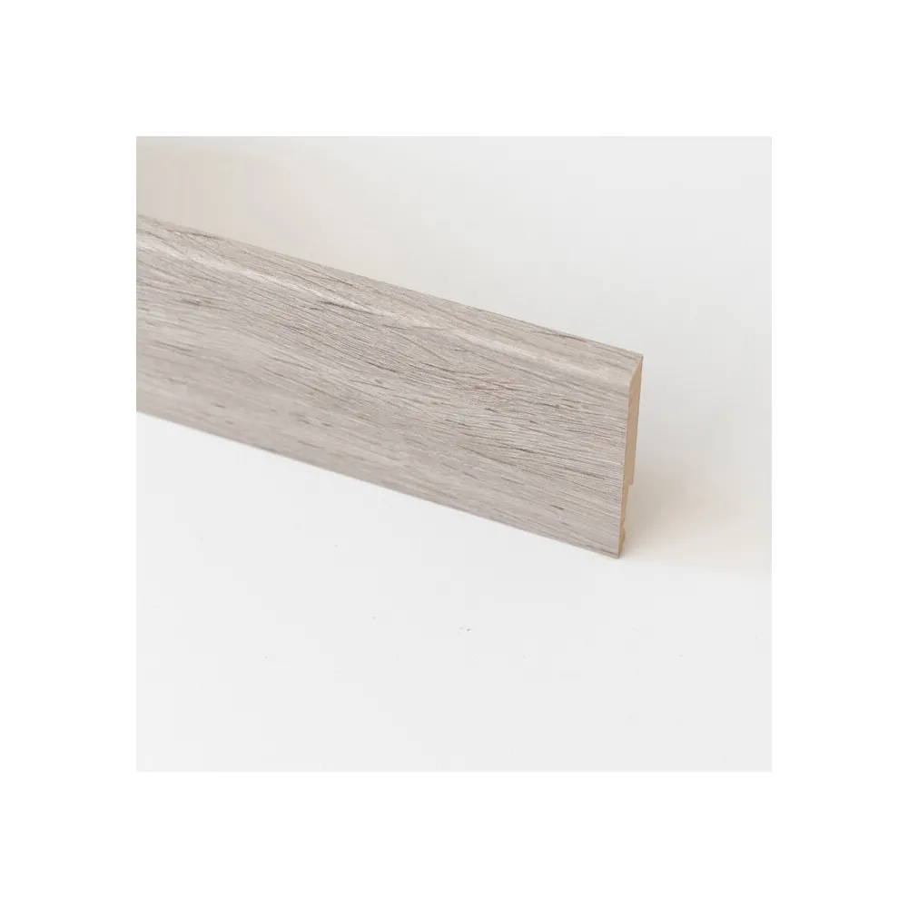 BATTISCOPA 80X14 MM MDF 240 CM ROVERE GRIGIO (5 BATTISCOPA 80X14 MM MDF 240 CM ROVERE GRIGIO (5
