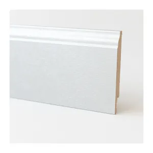 BATTISCOPA 120X14 MDF BAROCCO 240 CM ALLUMINIO (5