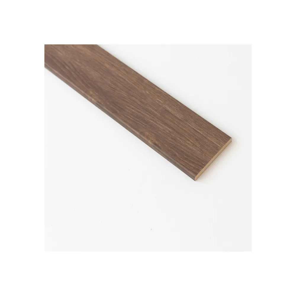 COPRIFILO 70X10 MM MDF 240 CM NOCE SCURO R6 (10 COPRIFILO 70X10 MM MDF 240 CM NOCE SCURO R6 (10