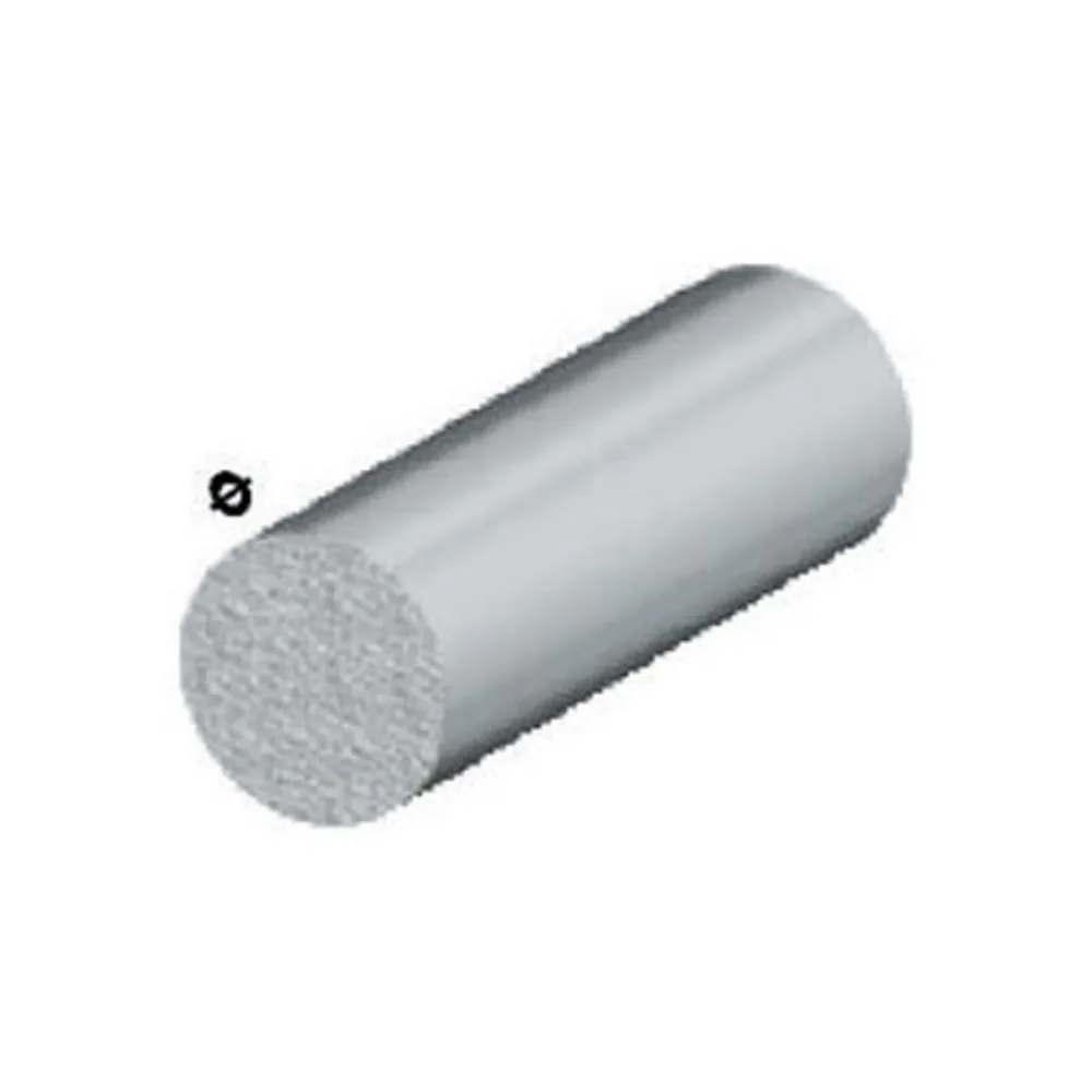 PROFILO ARGENTO H.100 CM TONDO PIENO D  8 MM* (5