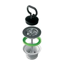 PILETTA P/LAVELLO INOX D 70 MM  1.1/2**