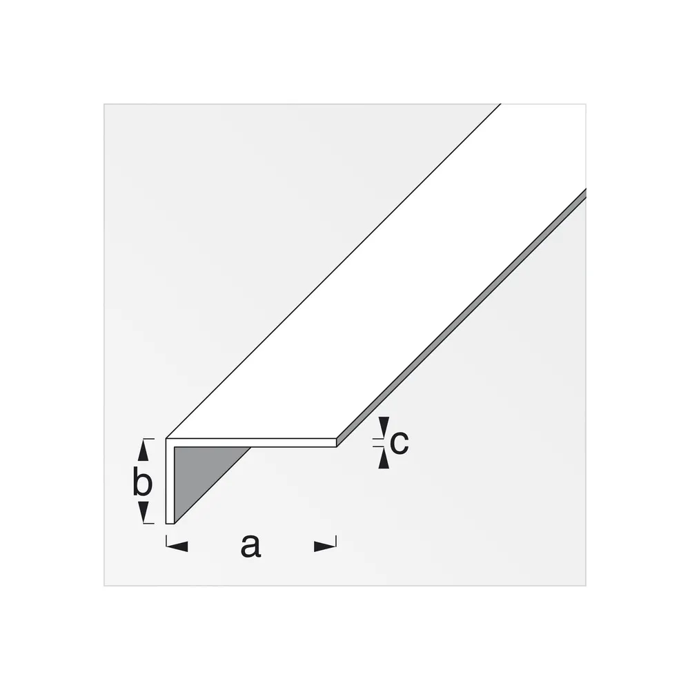 PROFILO BIANCO H.200 CM ELLE 30X15X1 MM (5 PROFILO BIANCO H.200 CM ELLE 30X15X1 MM (5