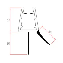 GUARNIZIONE P/BOX DOCCIA 2 M MOD.402 (10