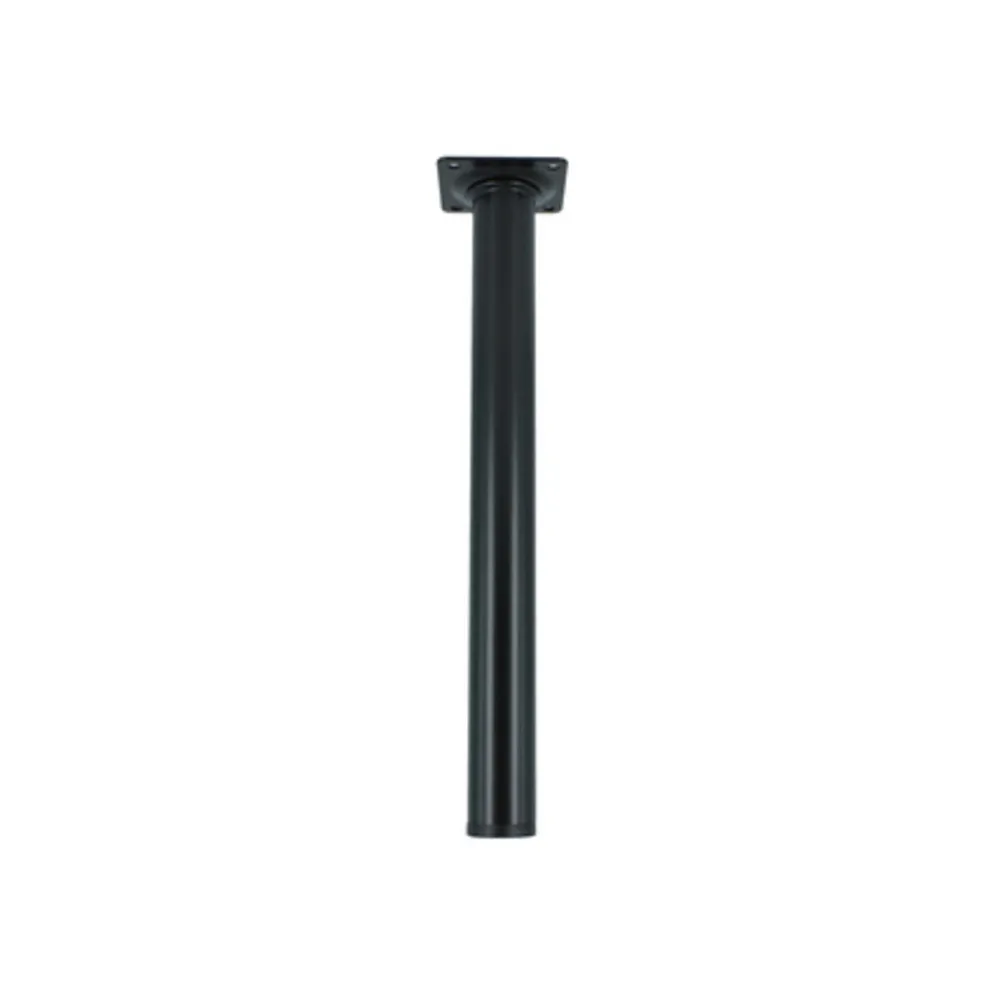 PIEDINO ACCIAIO D. 30 X H 300 MM NERO (4 PIEDINO ACCIAIO D. 30 X H 300 MM NERO (4