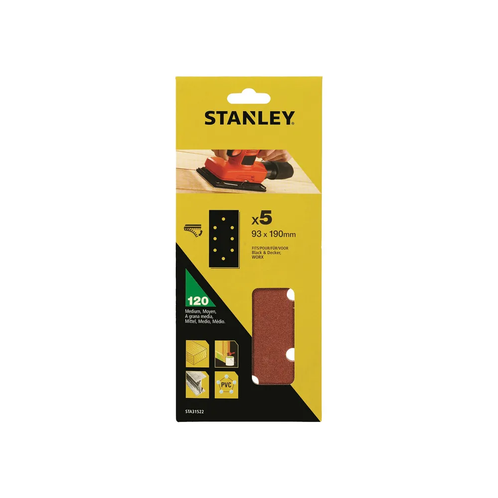 PIRANHA STANLEY STA31522 (X31522) 5 FOGLI VEL. B+D 93X190 GR.120