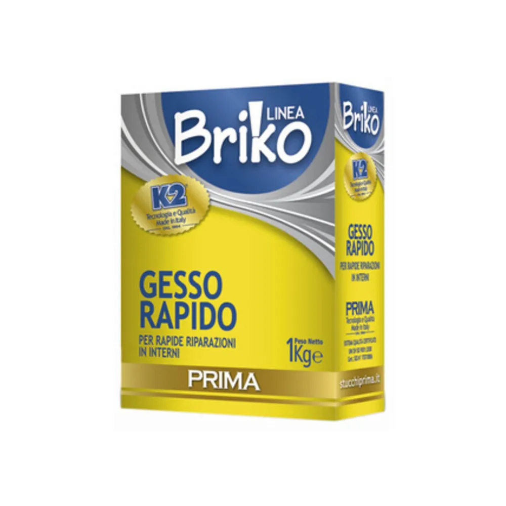 LINEA BRIKO GESSO RAPIDO DA 1 KG (12 LINEA BRIKO GESSO RAPIDO DA 1 KG (12