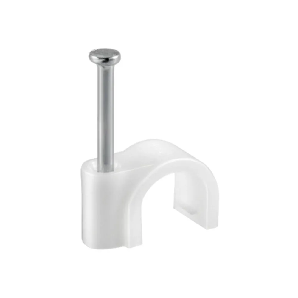 FISSACAVI PVC C/CHIODO 12 MM CONF. 36 PZ (6