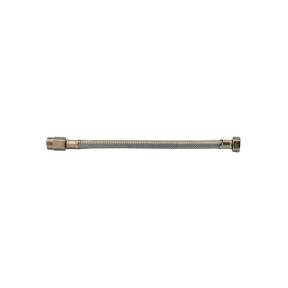 FLESSIBILE INOX PROLUNGATO M 1/2 F 3/8 30 CM DN10 (10 FLESSIBILE INOX PROLUNGATO M 1/2 F 3/8 30 CM DN10 (10