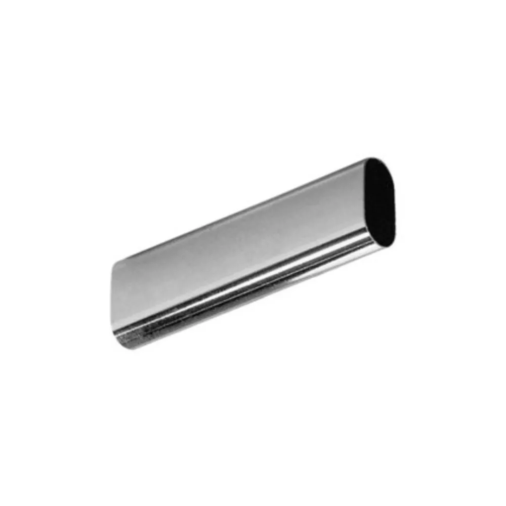 TUBO P/ARMADIO OVALE CROMATO 30X15 MM DA 3 M (10 TUBO P/ARMADIO OVALE CROMATO 30X15 MM DA 3 M (10