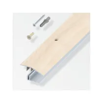 TERMINALE A SCIVOLO P/PARQUET ROVERE CREMA 100 CM