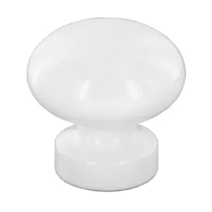 POMOLO IN LEGNO LACCATO D 25 MM 101/D BIANCO* (25