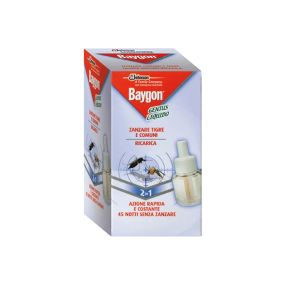 ANTIZANZARE BAYGON GENIUS RICARICA 45 NOTTI (24 ANTIZANZARE BAYGON GENIUS RICARICA 45 NOTTI (24