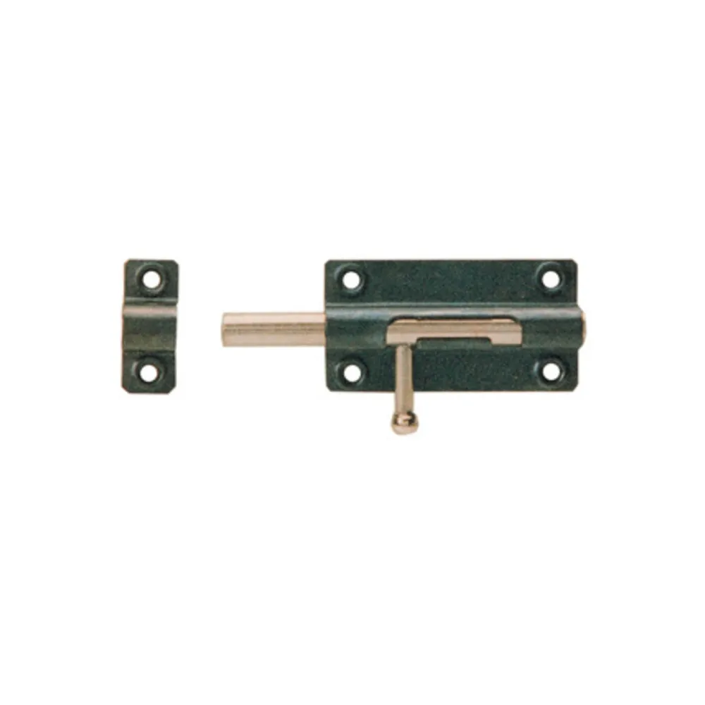 CATENACCIOLO A CANNONE FERRO BRUNITO 100 MM (24 CATENACCIOLO A CANNONE FERRO BRUNITO 100 MM (24