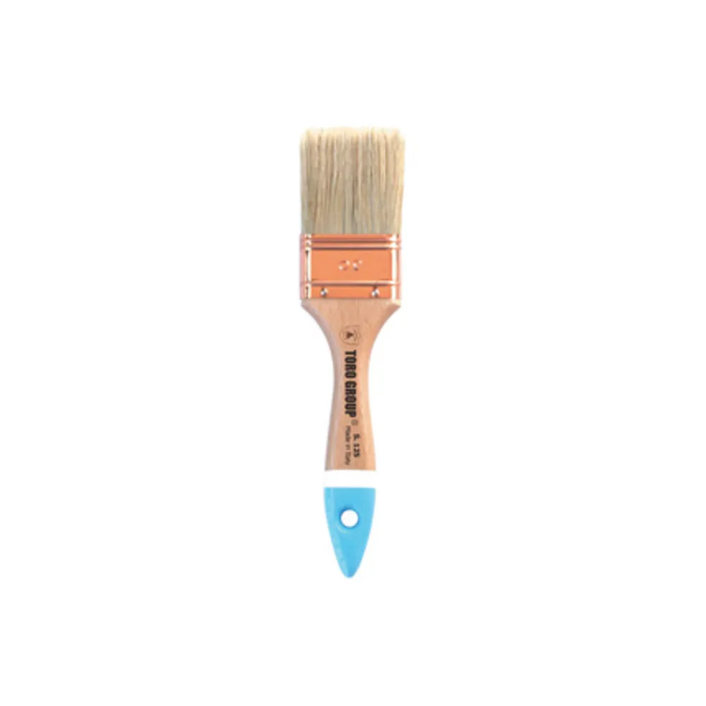 PENNELLESSA BIONDA MANICO LEGNO S.125 40 MM (12