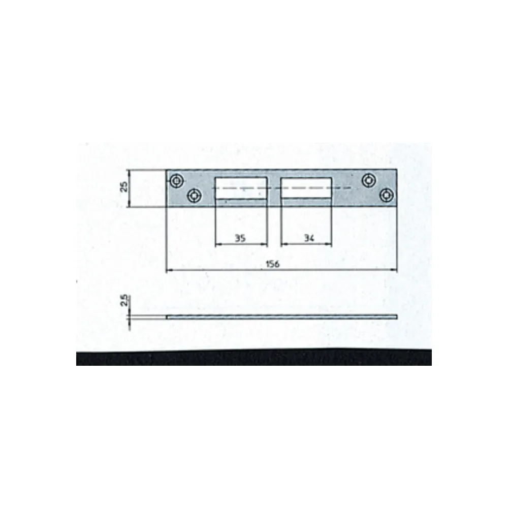 CISA 06232.01 CONTROPIASTRA X57-313.318.353.358 CISA 06232.01 CONTROPIASTRA X57-313.318.353.358