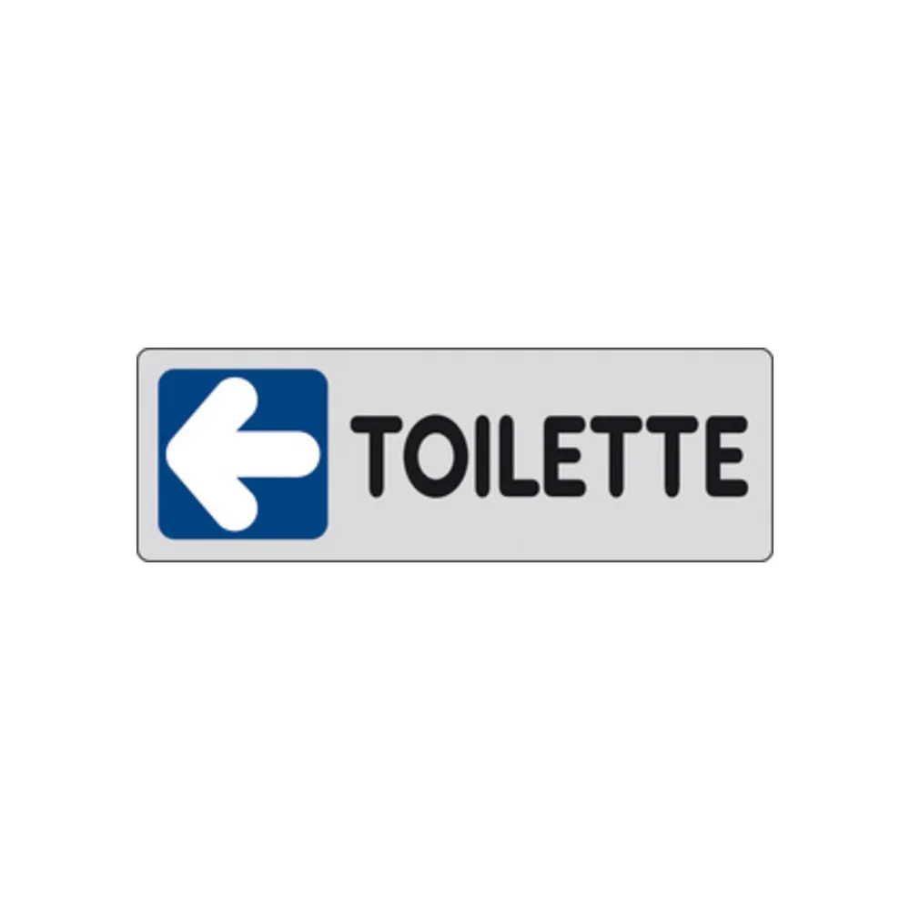 ETICHETTA ADESIVA 150X50 TOILETTE (SX) (10