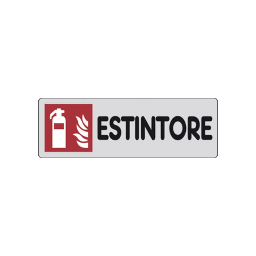 ETICHETTA ADESIVA 150X50 ESTINTORE (10 ETICHETTA ADESIVA 150X50 ESTINTORE (10
