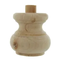 PIEDE IN LEGNO ONTANO 53008 80X75 MM (8
