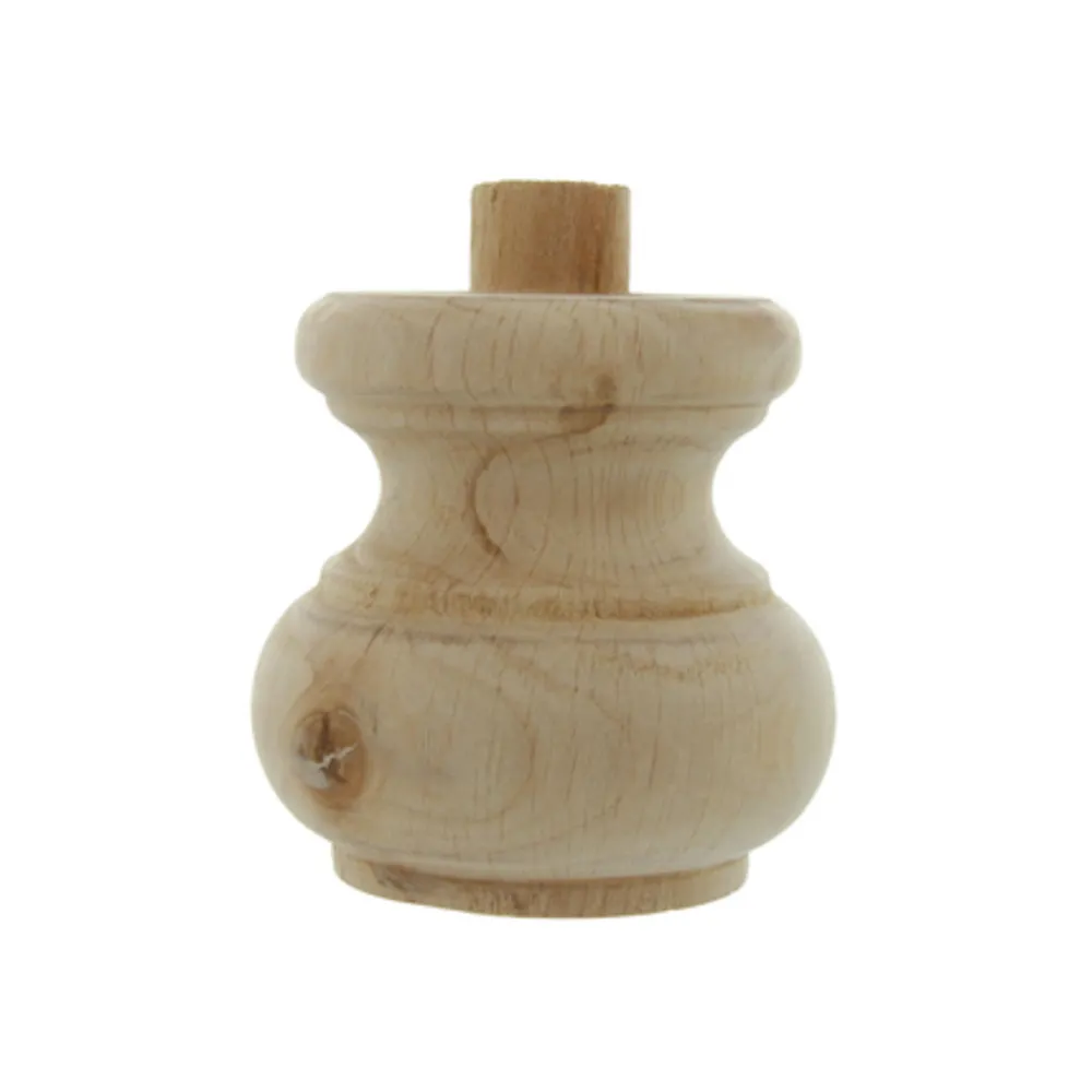 PIEDE IN LEGNO ONTANO 53008 80X75 MM (8 PIEDE IN LEGNO ONTANO 53008 80X75 MM (8