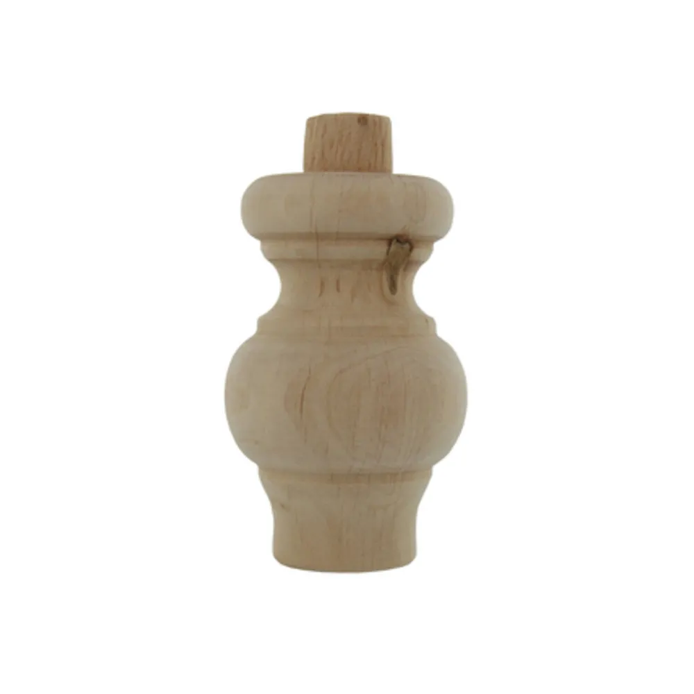 PIEDE IN LEGNO ONTANO 53009 64X 95 MM (8 PIEDE IN LEGNO ONTANO 53009 64X 95 MM (8