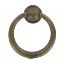 MANIGLIA OTTONE 09202 D 40X46 MM ANTICATO** (50