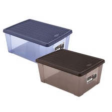 SCATOLA MULTIUSO 'ELEGANCE BOX' XL cm 39 x 29 x h 24 moka/moka