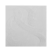 PANNELLO POLISTIROLO SOFFITTI TPDZ ARGENTO 50X50 (18
