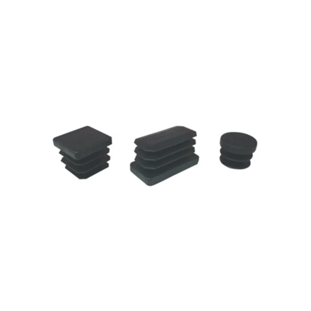 PUNTALE ALETTATO RETTANGOL 20X30 MM PLAST NERO* (200