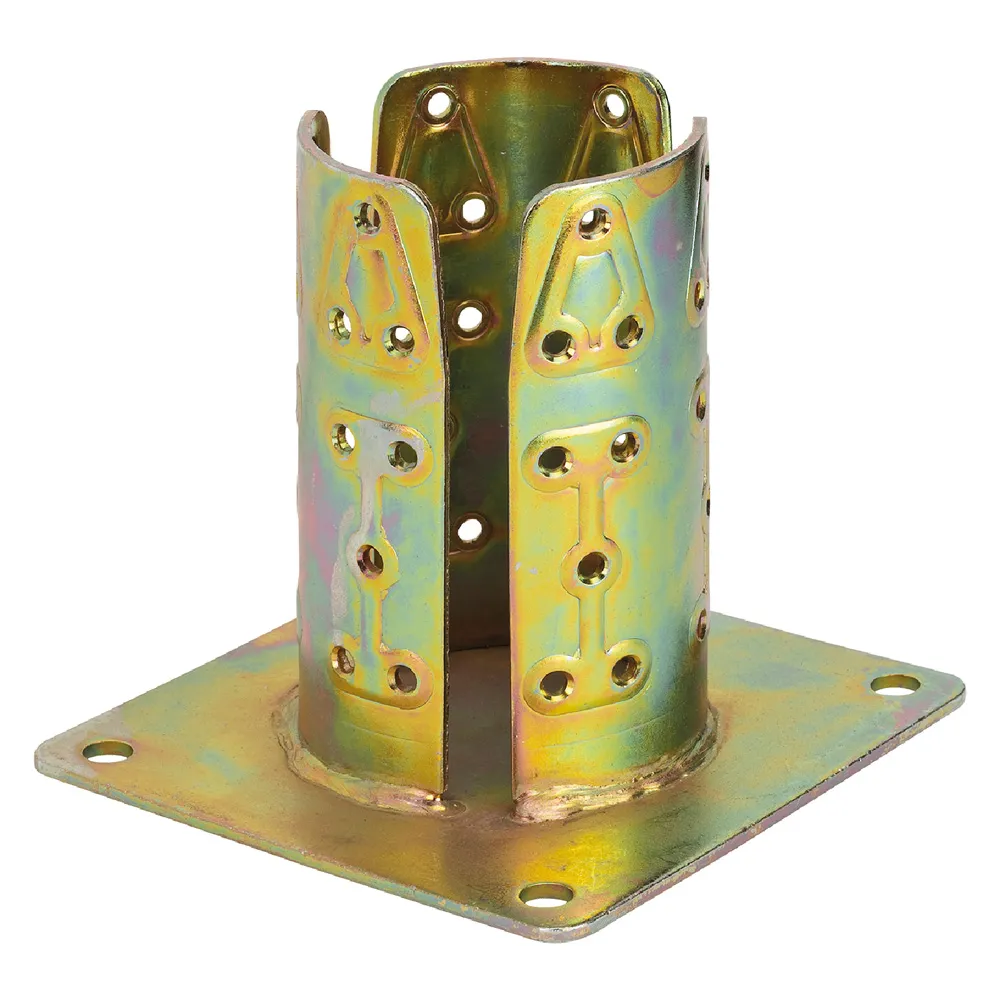 SUPPORTO PER PILASTRI TONDI ART.922 Ø mm 122 - base 150 x 150 SUPPORTO PER PILASTRI TONDI ART.922 Ø mm 122 - base 150 x 150