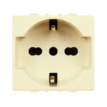 TONDO ECL 2550 PRESA SCHUKO BIPASSO 10/16A (10