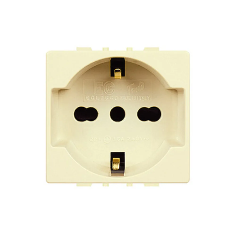 TONDO ECL 2550 PRESA SCHUKO BIPASSO 10/16A (10 TONDO ECL 2550 PRESA SCHUKO BIPASSO 10/16A (10