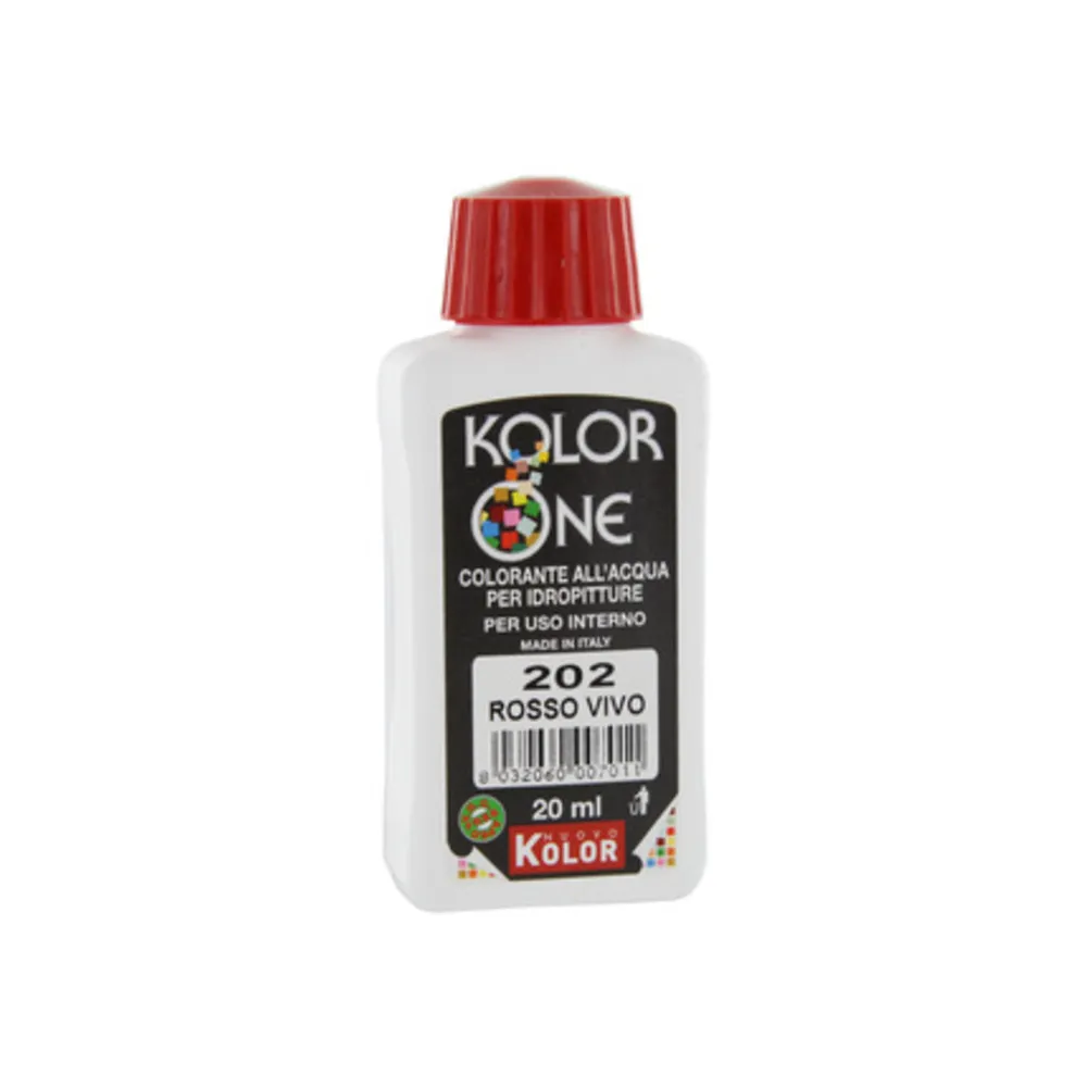 COLORANTE KOLOR ONE 20 ML ROSSO VIVO 202 (12 COLORANTE KOLOR ONE 20 ML ROSSO VIVO 202 (12