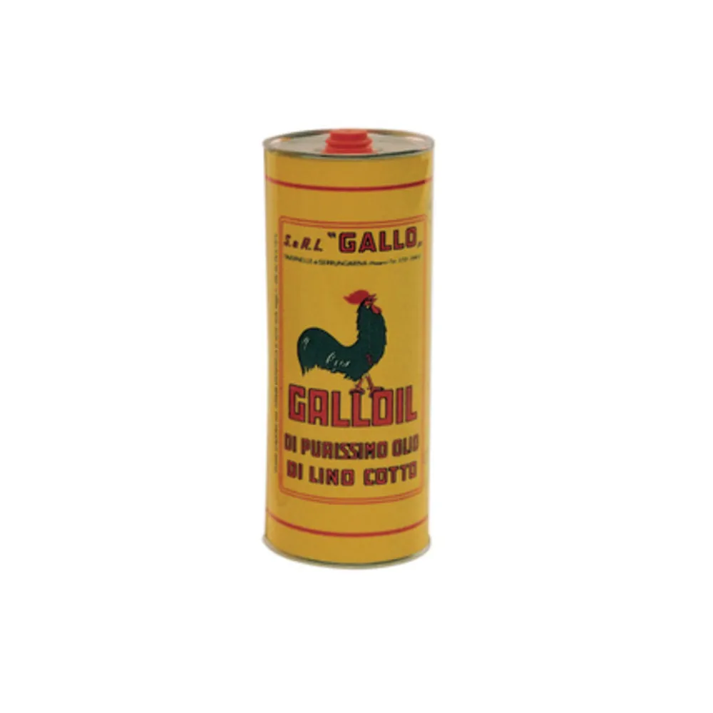 OLIO DI LINO COTTO PURO 1 L LATTA GIALLA (12 OLIO DI LINO COTTO PURO 1 L LATTA GIALLA (12