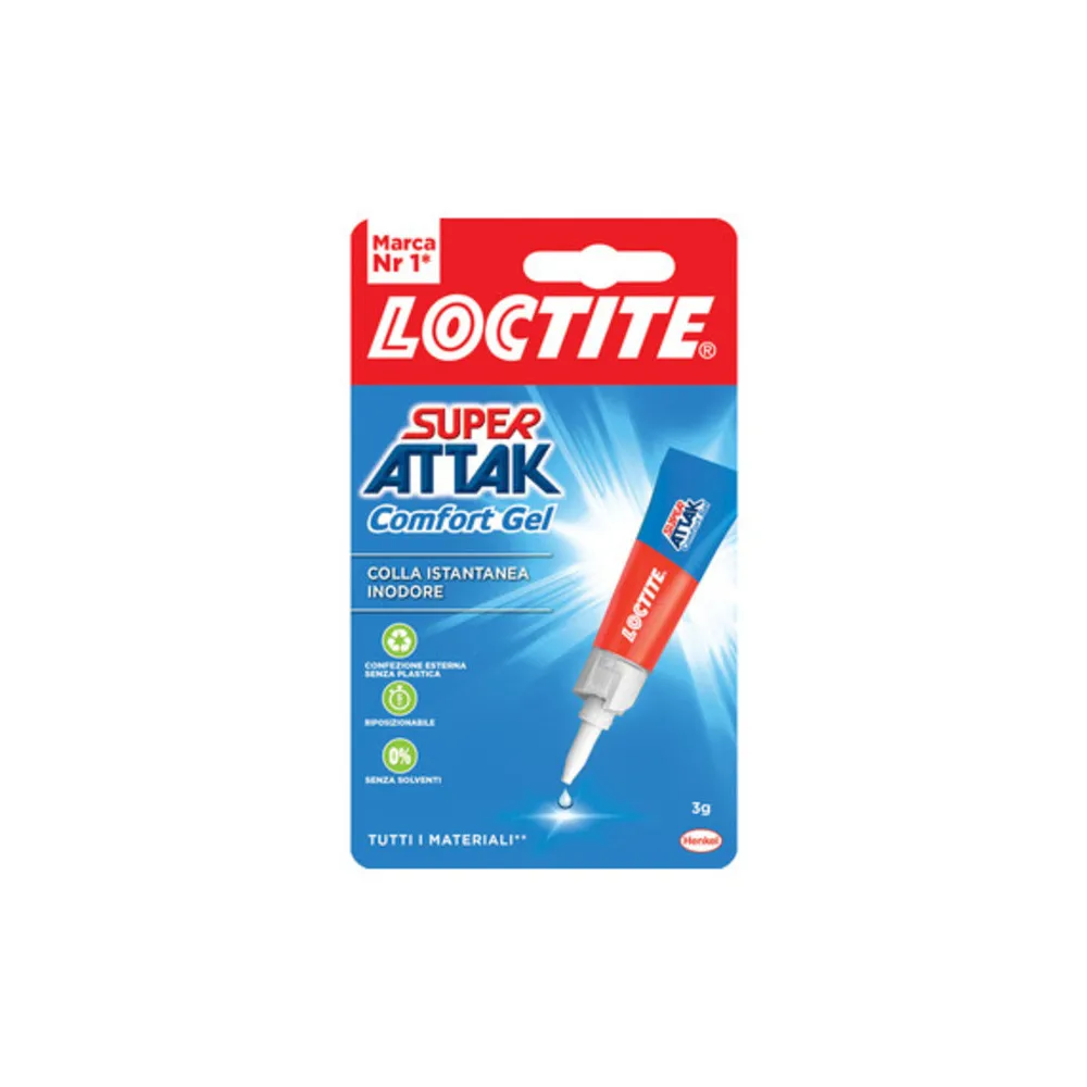 ADESIVO SUPER ATTAK COMFORT GEL 3 G (24 ADESIVO SUPER ATTAK COMFORT GEL 3 G (24