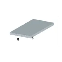 PROFILO ARGENTO H.200 CM PIATTO 20X2 MM* (5