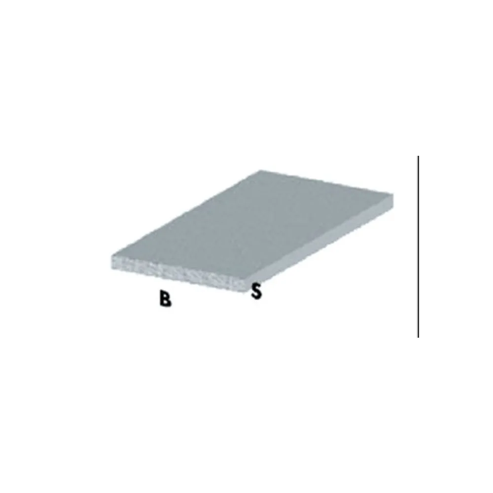 PROFILO ARGENTO H.200 CM PIATTO 30X2 MM* (5