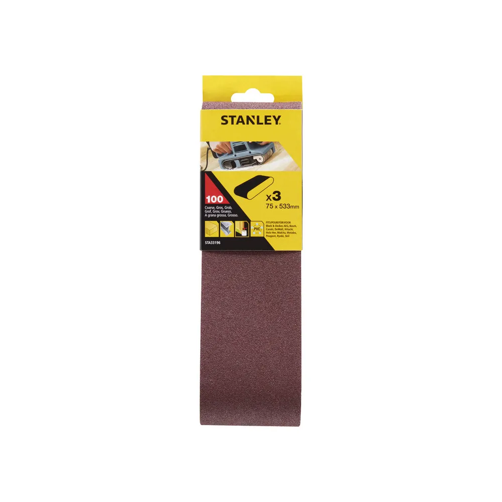PIRANHA STANLEY STA33196 (X33196) 3 NASTRI 75X533 GR.100