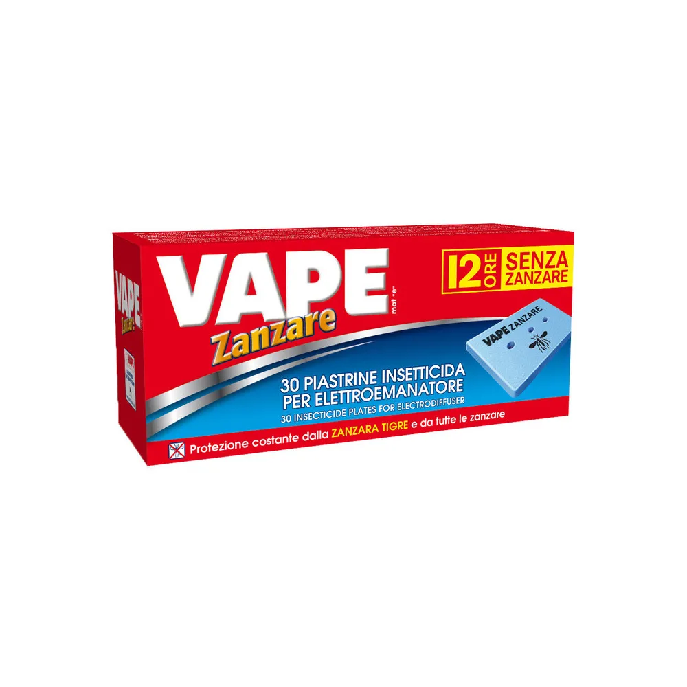 ANTIZANZARE VAPE PIASTRINE RICAMBIO 30 PZ (36 ANTIZANZARE VAPE PIASTRINE RICAMBIO 30 PZ (36