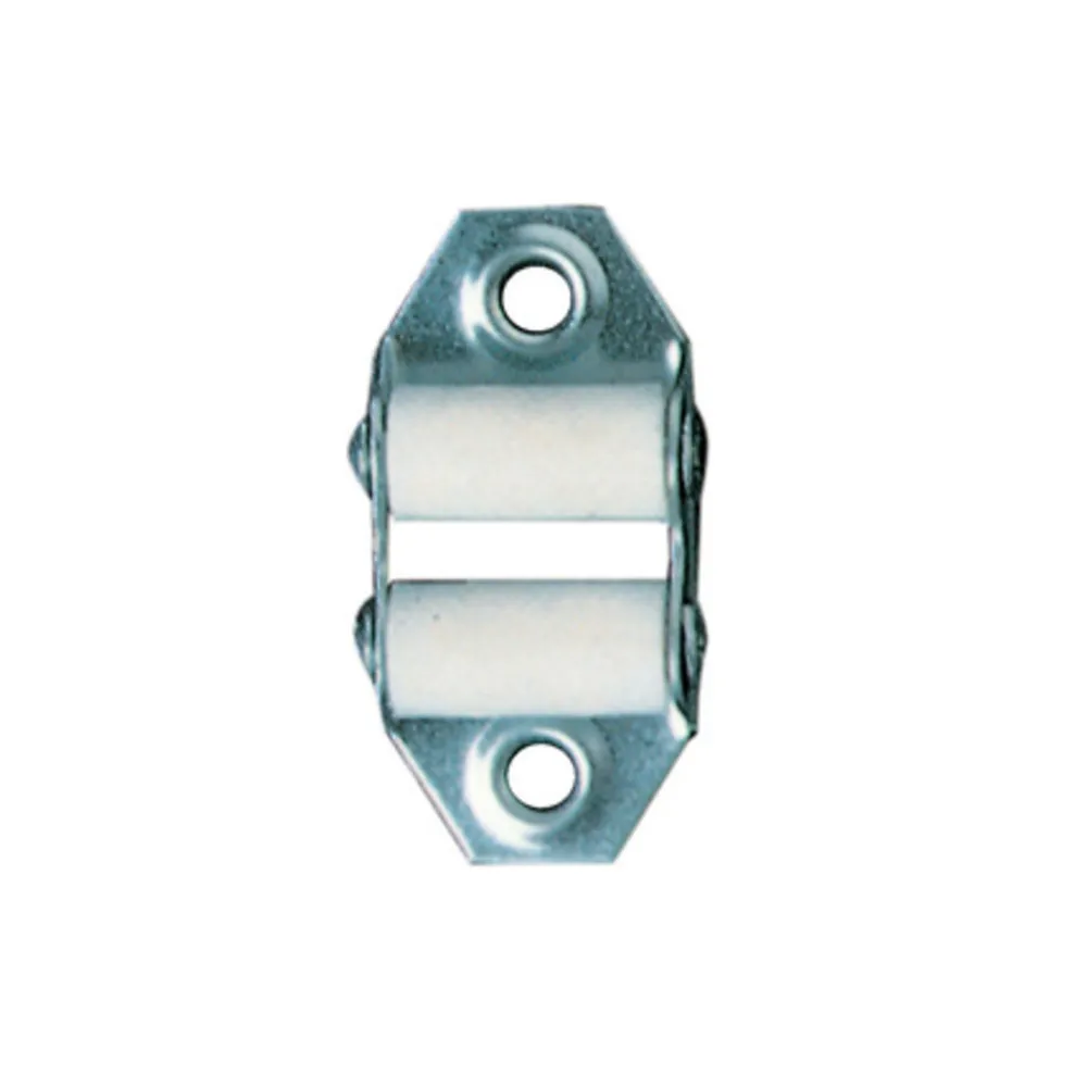 GUIDACINGHIA FERRO VERTICALE C/RULLINI PLASTICA** (50